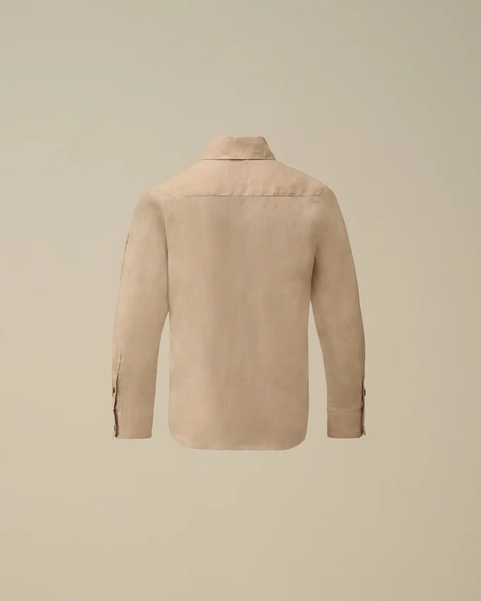 U16 Linen Long Sleeve Button Shirt