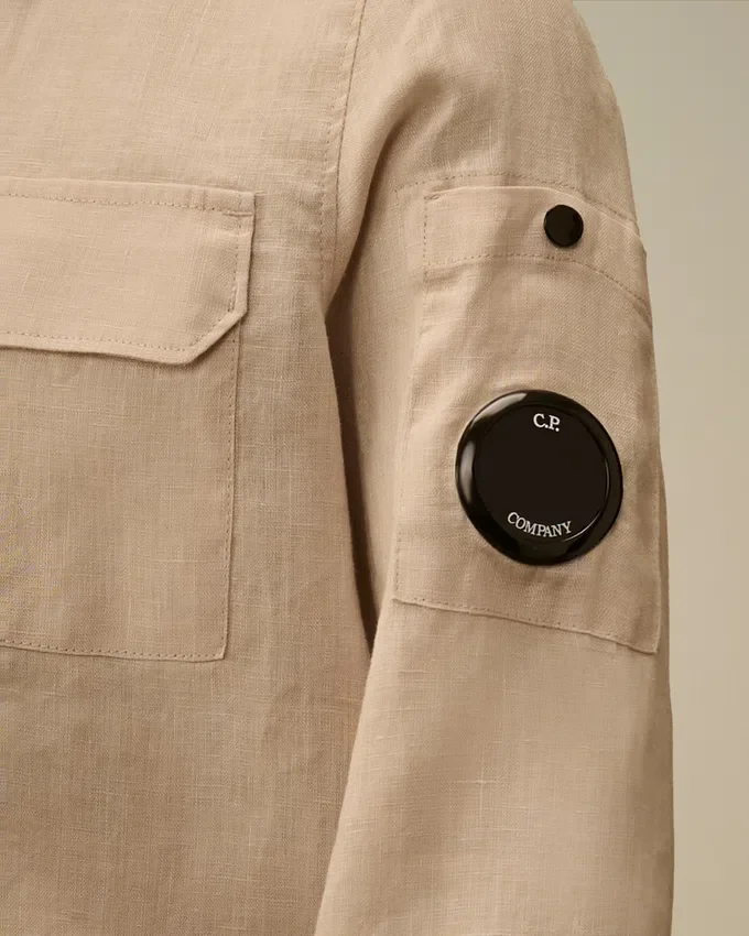 U16 Linen Long Sleeve Button Shirt