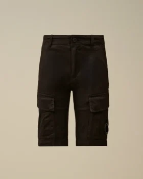 U16 Stretch Gabardine Cargo Lens Shorts