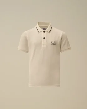 U16 Stretch Piquet Short Sleeve Logo Polo