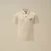 U16 Stretch Piquet Short Sleeve Logo Polo