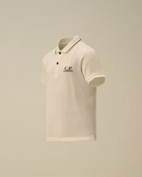 U16 Stretch Piquet Short Sleeve Logo Polo