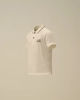 U16 Stretch Piquet Short Sleeve Logo Polo