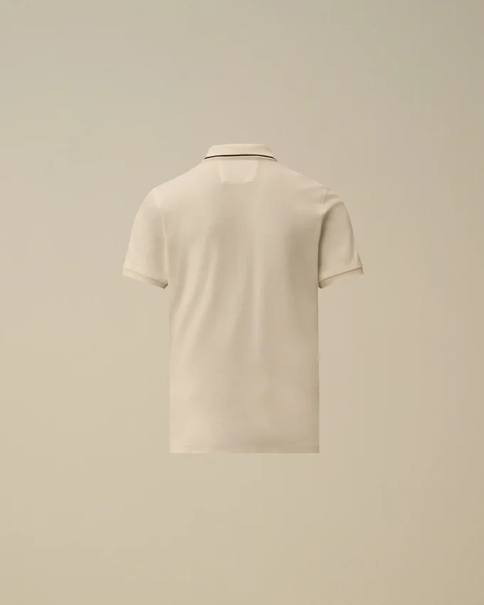 U16 Stretch Piquet Short Sleeve Logo Polo