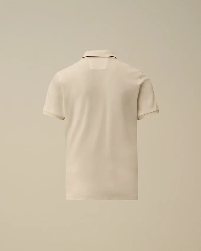 U16 Stretch Piquet Short Sleeve Logo Polo